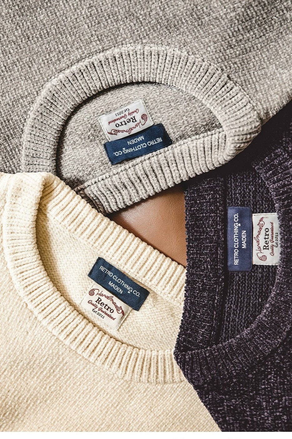 Madden American Retro com gola redonda e malha Parka-Aproveite! Últimas Unidades! 🔥🔥
