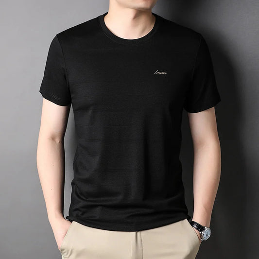Camisetas masculino nova marca DILEMO Alta Qualidade manga curta simples regular básico 2025 VIASA STORE- Aproveite! Últimas Unidades! 🔥🔥
